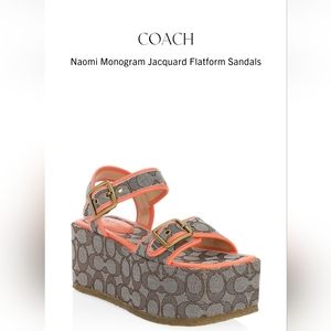 Coach Naomi Jaquard "Flat form" sandal